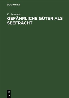 Cover Gefährliche Güter als Seefracht (eBook, PDF)