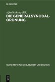 Die Generalsynodal-Ordnung (eBook, PDF)
