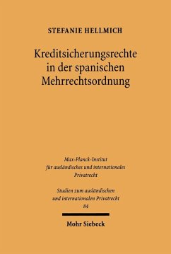 Kreditsicherungsrechte in der spanischen Mehrrechtsordnung insbesondere in Katalonien und Navarra (eBook, PDF) - Hellmich, Stefanie