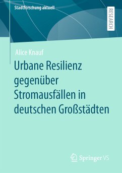 Urbane Resilienz gegenüber Stromausfällen in deutschen Großstädten (eBook, PDF) - Knauf, Alice