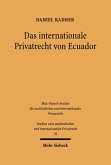 Das internationale Privatrecht von Ecuador (eBook, PDF)