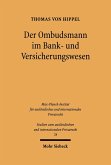 Der Ombudsmann im Bank- und Versicherungswesen (eBook, PDF)