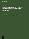 Gesetze aus der Zeit von 1881 bis 1885 (eBook, PDF)