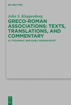 Ptolemaic and Early Roman Egypt (eBook, PDF) - Kloppenborg, John S.