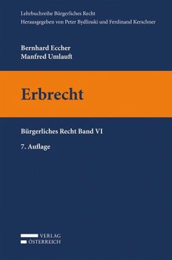 Erbrecht - Eccher, Bernhard;Umlauft, Manfred