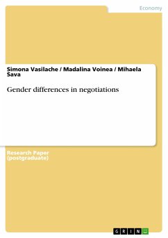 Gender differences in negotiations (eBook, PDF) - Vasilache, Simona; Voinea, Madalina; Sava, Mihaela