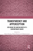 Transparency and Apperception (eBook, ePUB)