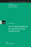 Das Freihaltebedürfnis im schweizerischen Markenrecht (eBook, PDF)