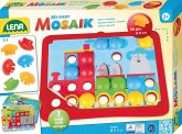 LENA® 35633 - My First Mosaik Verkehr, Steckspiel, 44-teilig