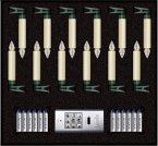 Krinner Lumix Superlight Flame Mini Elfenbein 12er Set