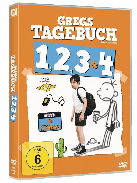 Gregs Tagebuch 1, 2, 3 & 4 DVD-Box auf DVD - Portofrei bei bücher.de