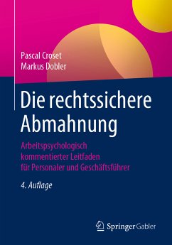 Die rechtssichere Abmahnung (eBook, PDF) - Croset, Pascal; Dobler, Markus
