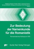 Zur Bedeutung der Namenkunde für die Romanistik (eBook, PDF)