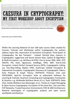 Caesura in Cryptography [Paperback] - Ackermann, Evelyn;Klein, Michael