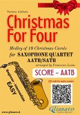 Saxophone Quartet Score "Christmas for four" (fixed-layout eBook, ePUB)