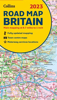 Cover 2023 Collins Road Map of Britain