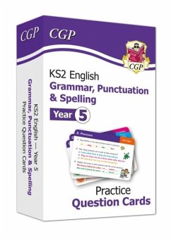 Cover KS2 English Year 5 Practice Question Cards: Grammar, Punctuation & Spelling