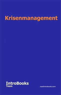 Krisenmanagement (eBook, ePUB) - Team, IntroBooks