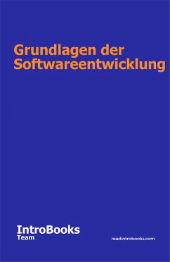 Cover Grundlagen der Softwareentwicklung (eBook, ePUB)