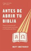 Antes de Abrir Tu Biblia