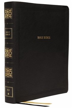 Nkjv, Reference Bible, Wide Margin Large Print, Leathersoft, Black, Red Letter Edition, Comfort Print - Thomas Nelson