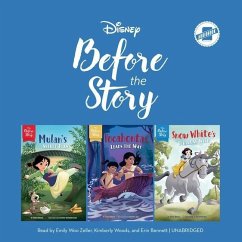 Disney Before the Story: Mulan, Pocohontas & Snow White Lib/E: Mulan's Secret Plan, Pocahontas Leads the Way & Snow White's Birthday Wish - Roehl, Tessa