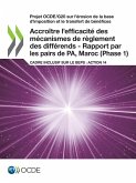 Accroître l'efficacité des mécanismes de règlement des différends - Rapport par les pairs de PA, Maroc (Phase 1)