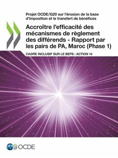 Accroître l'efficacité des mécanismes de règlement des différends - Rapport par les pairs de PA, Maroc (Phase 1) - Oecd