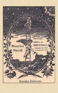 Notes taken at Meetings 1934: January 18, 1934 to April 28, 1934 - Nicoll, Maurice