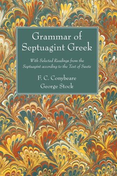 Cover Grammar of Septuagint Greek (eBook, PDF)
