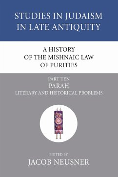 A History of the Mishnaic Law of Purities, Part 10 (eBook, PDF)