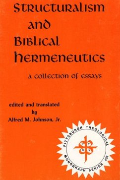 Cover Structuralism and Biblical Hermeneutics (eBook, PDF)