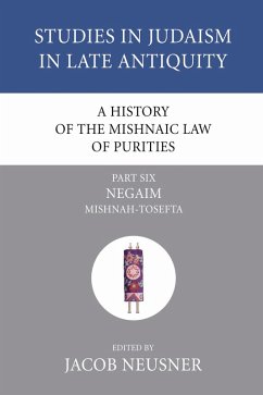Cover A History of the Mishnaic Law of Purities, Part 6 (eBook, PDF)