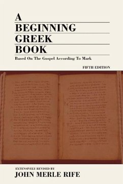 A Beginning Greek Book (eBook, PDF)