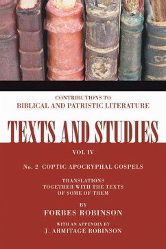 Coptic Apocryphal Gospels (eBook, PDF)