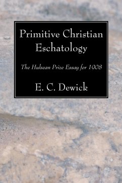 Primitive Christian Eschatology (eBook, PDF)
