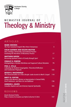 Cover McMaster Journal of Theology and Ministry: Volume 15, 2013-2014 (eBook, PDF)