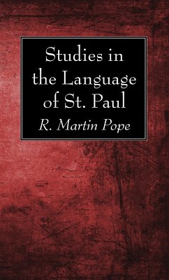Studies in the Language of St. Paul (eBook, PDF)