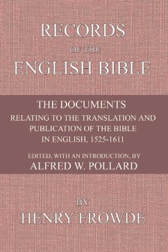 Cover Records of the English Bible (eBook, PDF)