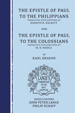 The Epistle of Paul to the Philippians and Colossians (eBook, PDF)