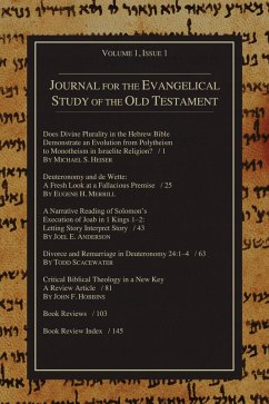 Journal for the Evangelical Study of the Old Testament, 1.1 (eBook, PDF)