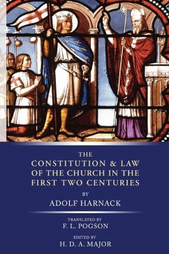 The Constitution and Law of the Church in the First Two Centuries (eBook, PDF)
