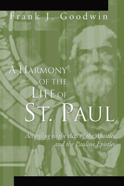 A Harmony of the Life of St. Paul (eBook, PDF)