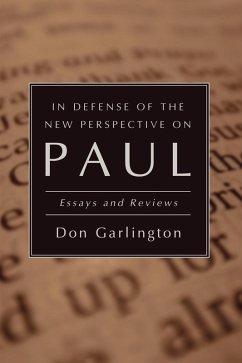 In Defense of the New Perspective on Paul (eBook, PDF)