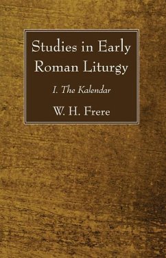 Studies in Early Roman Liturgy (eBook, PDF)