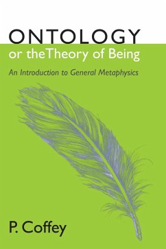 Ontology or the Theory of Being (eBook, PDF)