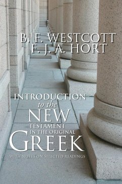 Introduction to the New Testament in the Original Greek (eBook, PDF)