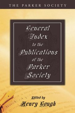 Cover General Index to the Publications of The Parker Society (eBook, PDF)