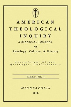 Cover American Theological Inquiry, Volume Four, Issue One (eBook, PDF)