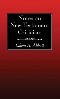 Notes on New Testament Criticism (eBook, PDF)